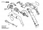 Bosch 0 603 214 742 PEB 500 E Electro-Brush 230 V / GB Spare Parts PEB500E